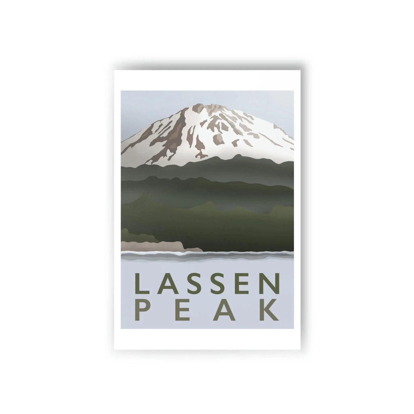 Lassen Peak Postcard – 10-Pack