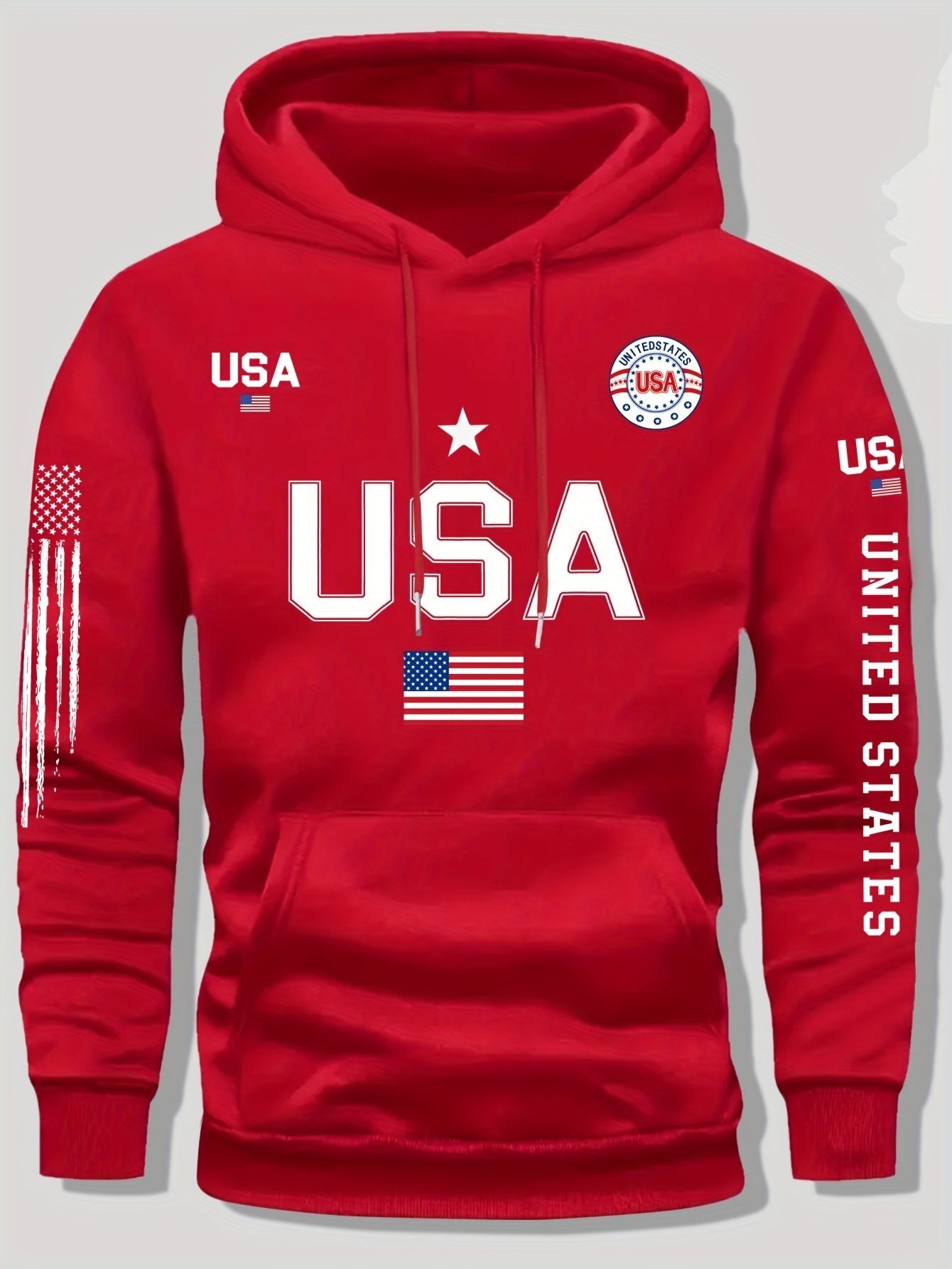 Unisex USA American Flag Hoodies