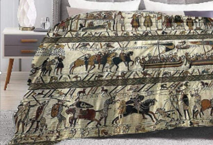 Blanket Warm Sofa Blanket Printed Double-sided Flannel