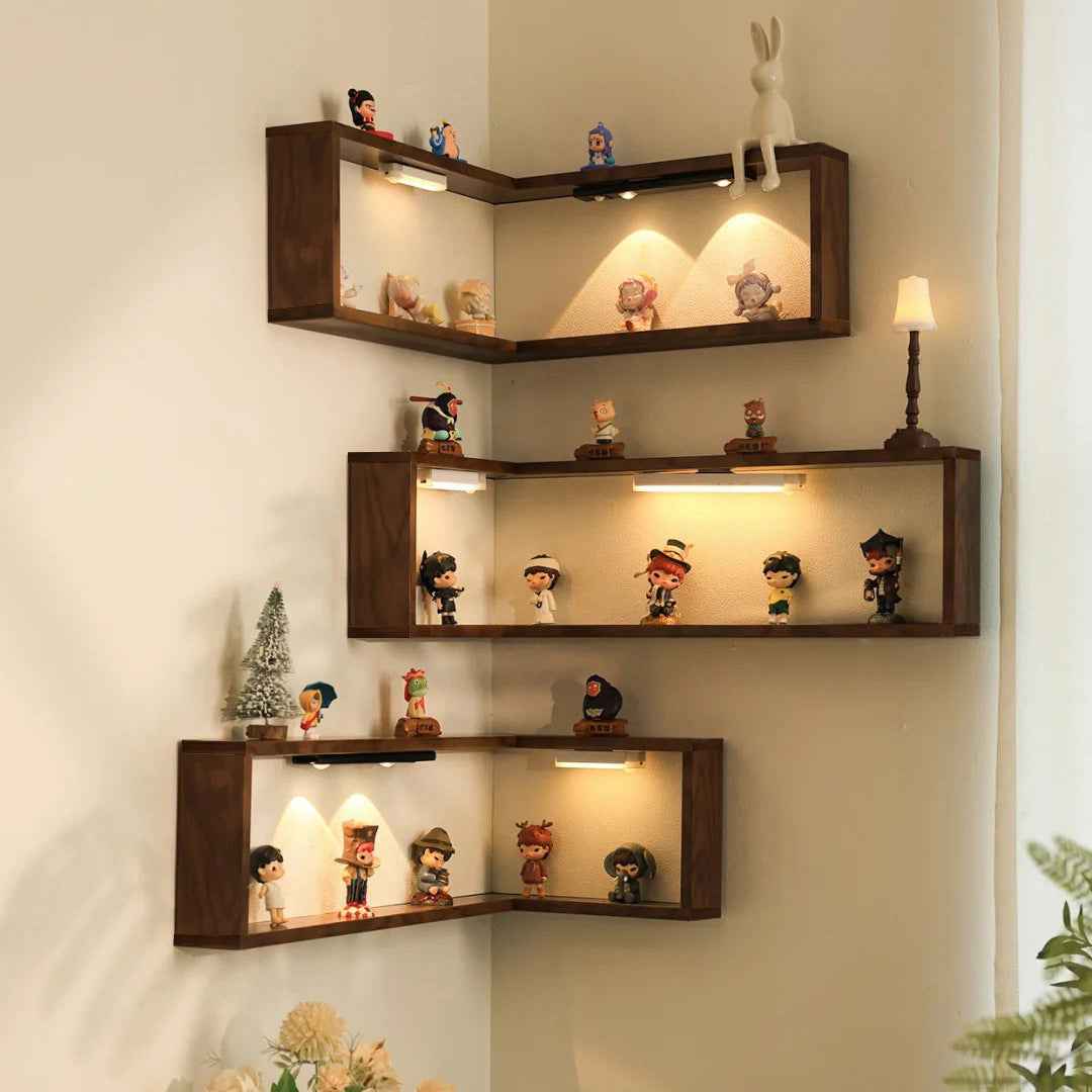 Corner Shelf Wall 90 Degree Corner Bookshelf