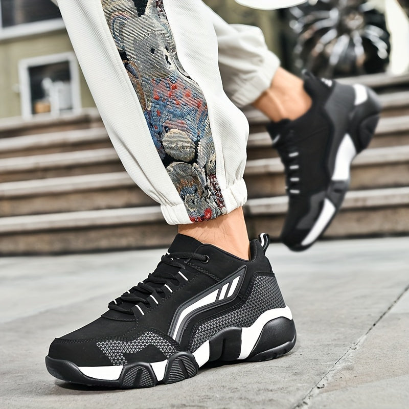 Lace-Up Thick Cushion Insole Men's Sneakers