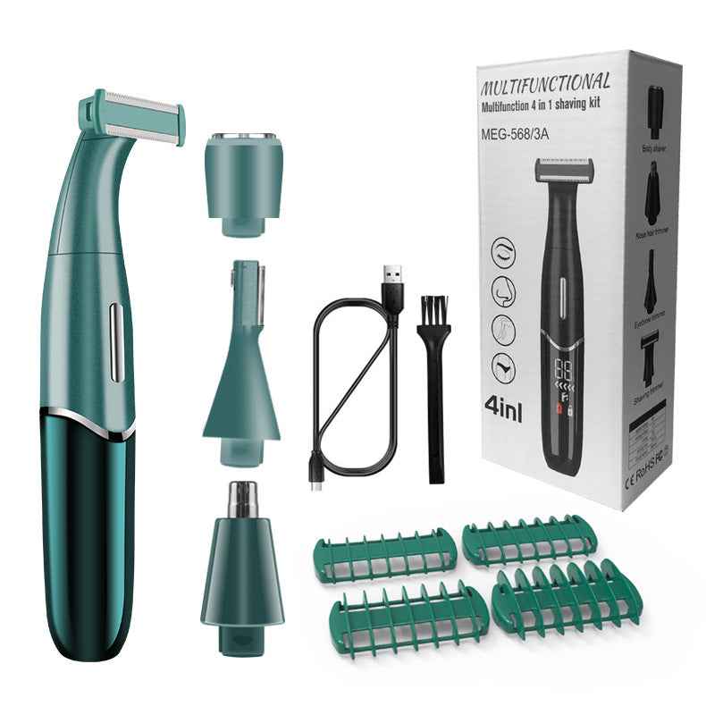 Cross-border Charging Multifunctional Electric Eyebrow Trimmer Private Parts Hair Removal Device