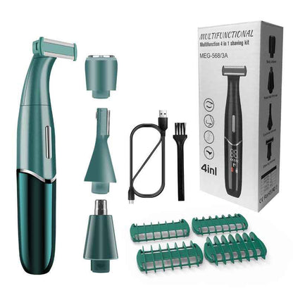 Cross-border Charging Multifunctional Electric Eyebrow Trimmer Private Parts Hair Removal Device
