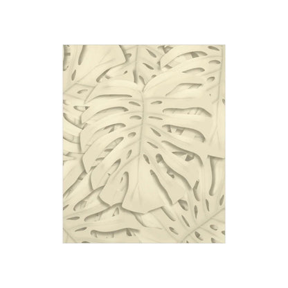 Beige Monstera Botanical Print – Unframed Wall Art
