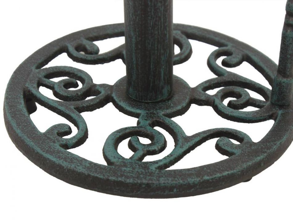 Seaworn Blue Cast Iron Starfish Paper Towel Holder 15""