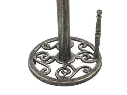 Antique Silver Cast Iron Starfish Paper Towel Holder 15""