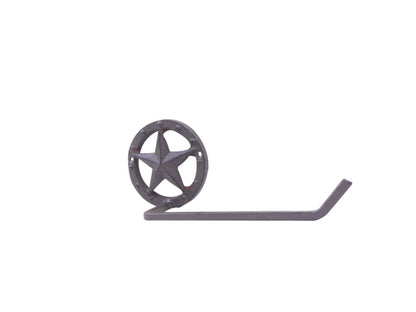 Cast Iron Lone Star Bathroom Toilet Paper Holder 10""