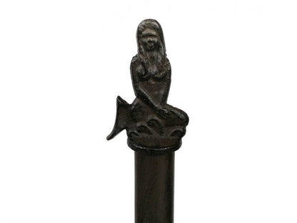 Cast Iron Mermaid Extra Toilet Paper Stand 16""