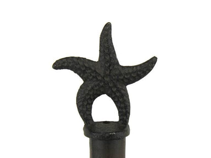 Cast Iron Starfish Extra Toilet Paper Stand 15""