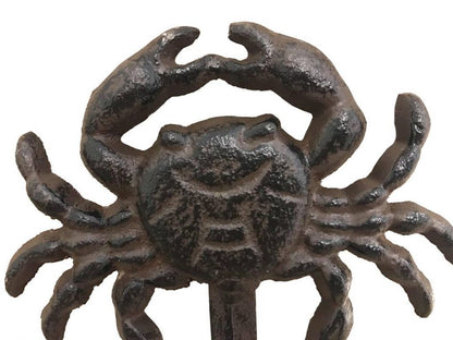Cast Iron Wall Mounted Crab Hook 5""