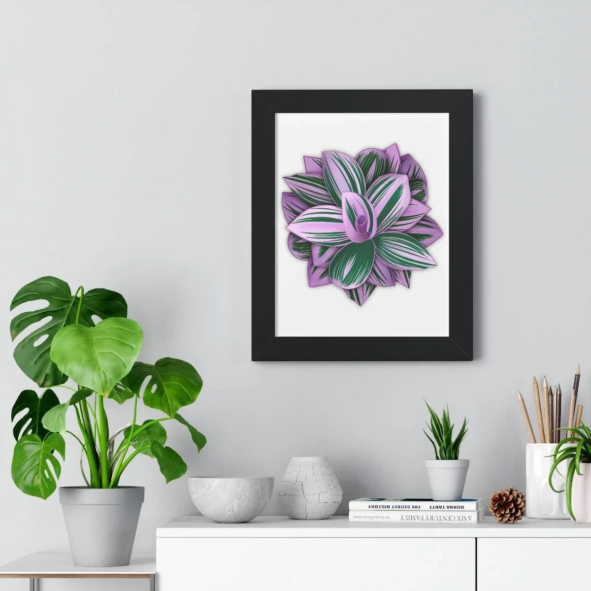Tradescantia Nanouk Framed Print – Botanical Wall Art