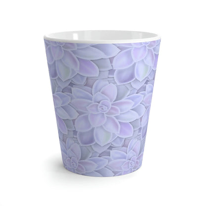 Graptopetalum Murasaki Succulent Pattern Ceramic Mug 12 oz