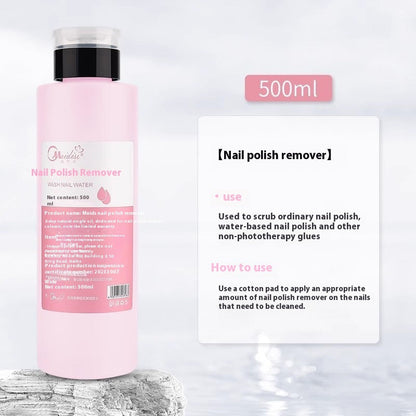 Nail Art Press Bottle Nail Remover Cleaning Solution