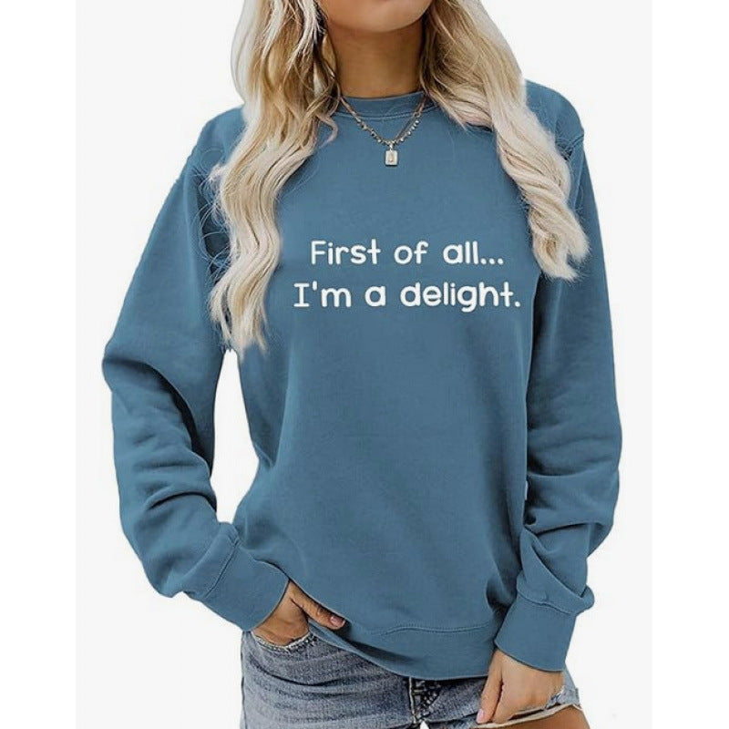 Womens Casual Printed Sweatshirt