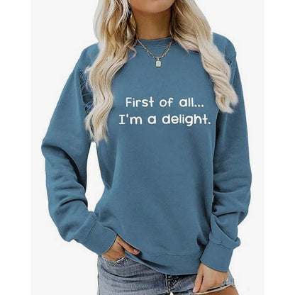 Womens Casual Printed Sweatshirt