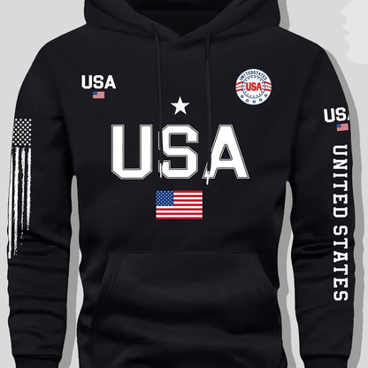 Unisex USA American Flag Hoodies