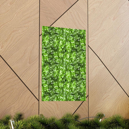 Aglaonema Pictum Botanical Print – Unframed Wall Art