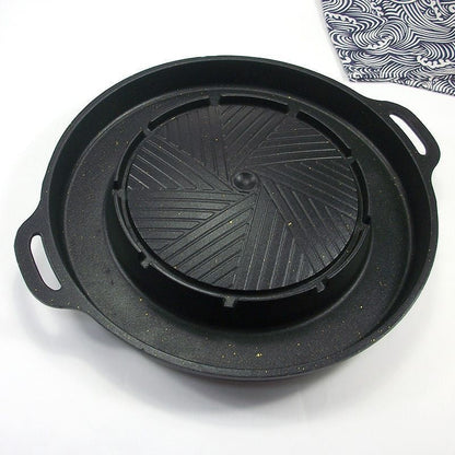 Korean Grill Tray Medical Stone Non-stick Household Outdoor