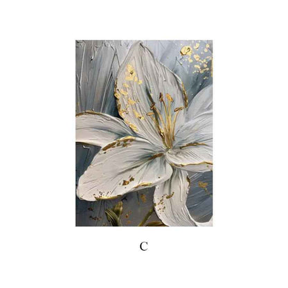 Hand-painted Floral Study Room Decorative Painting