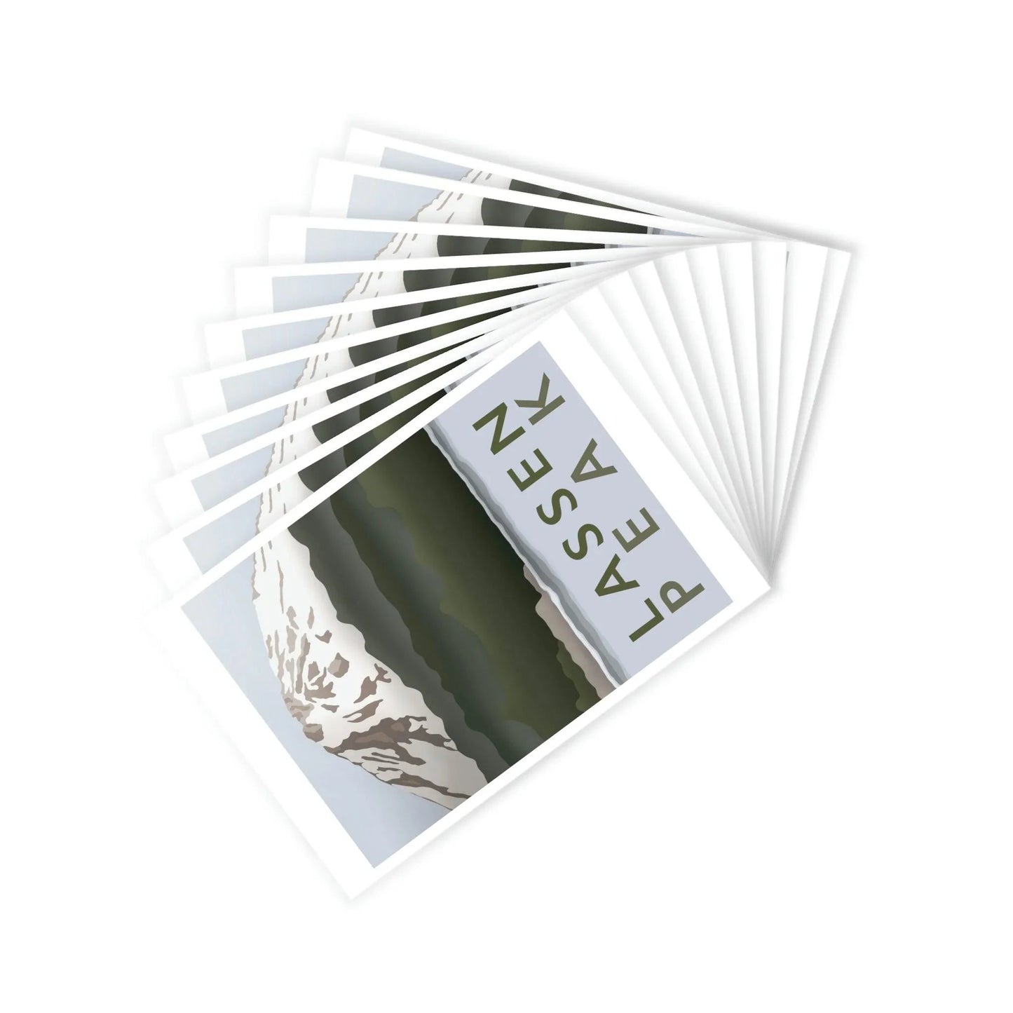 Lassen Peak Postcard – 10-Pack