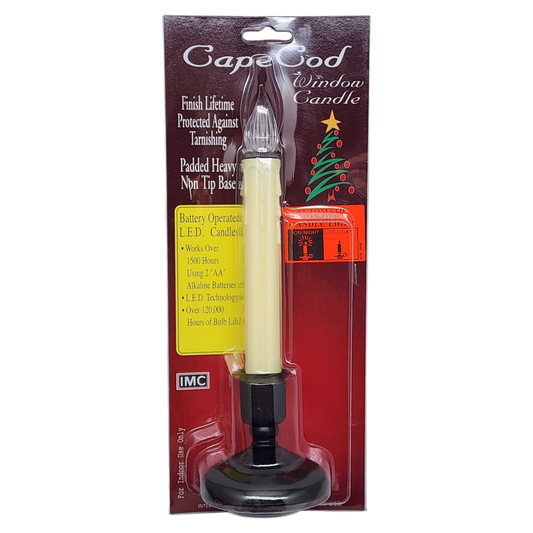 Cape Cod LED Window Candle - Antique Bronze