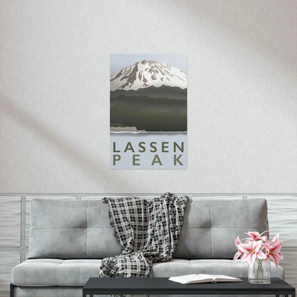 Lassen Peak Print – Unframed Wall Art