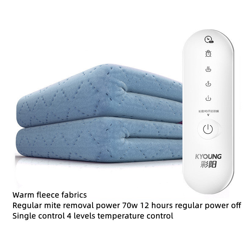 Mites Control Heating Pad Dormitory Single Electric Mattress Dual Electric Blanket