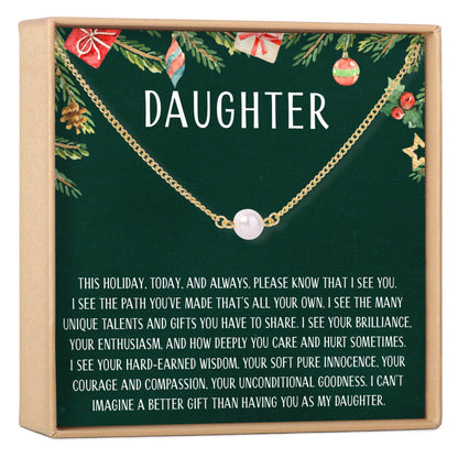 Christmas Gift for Daughter Necklace, Multiple Styles