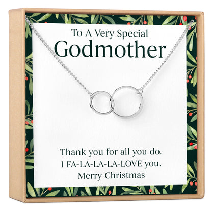 Christmas Gift for Godmother Necklace, Multiple Styles