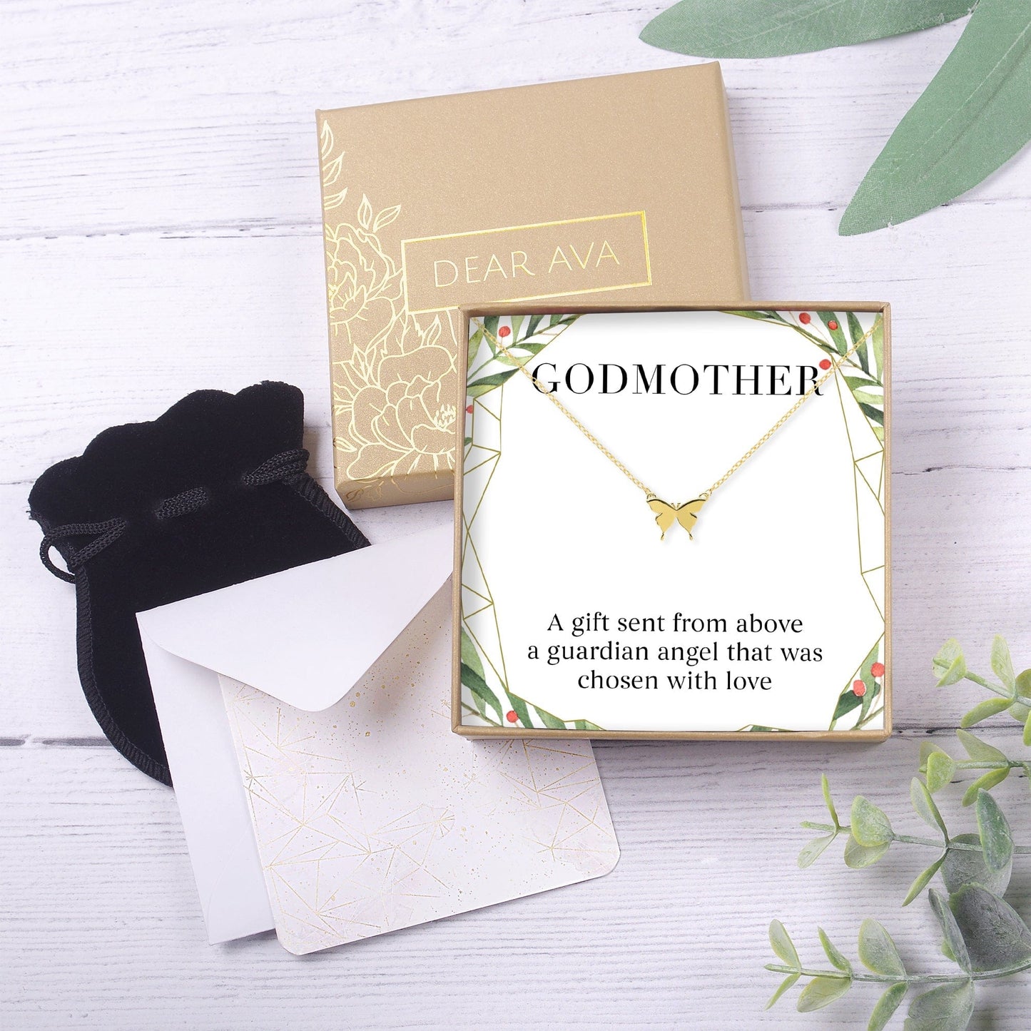 Christmas Gift for Godmother Necklace, Multiple Styles