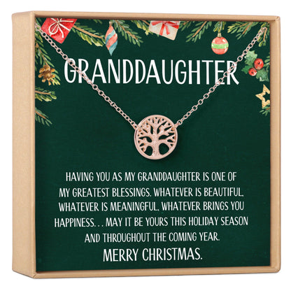 Christmas Gift for Granddaughter Necklace, Multiple Styles