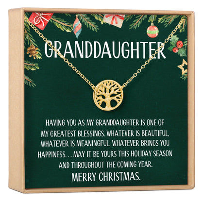 Christmas Gift for Granddaughter Necklace, Multiple Styles