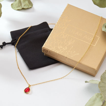 Christmas Gift for Mom Gemstone Necklace
