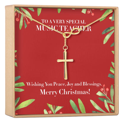 Christmas Gift for Music Teacher Necklace, Multiple Styles