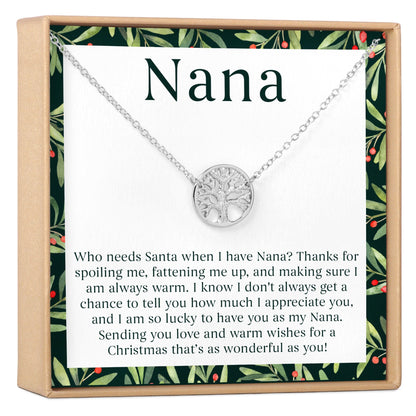 Christmas Gift For Nana Necklace, Multiple Styles