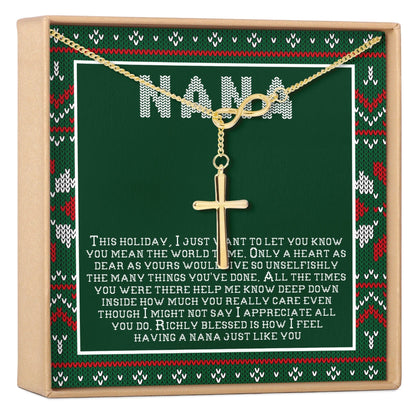 Christmas Gift For Nana Necklace, Multiple Styles