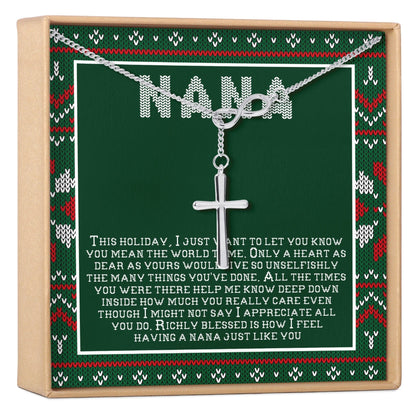 Christmas Gift For Nana Necklace, Multiple Styles