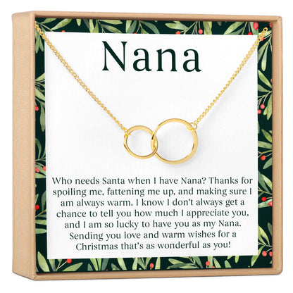 Christmas Gift For Nana Necklace, Multiple Styles