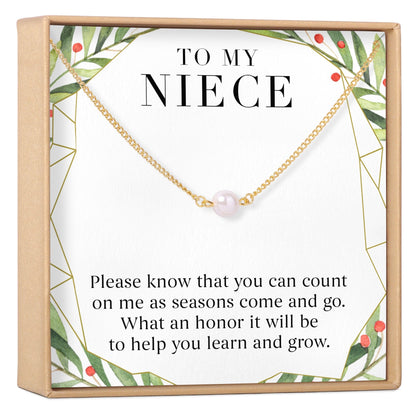 Christmas Gift for Niece Pearl Necklace