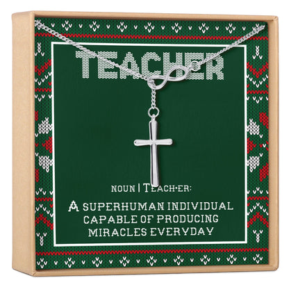 Christmas Gift for Teacher Necklace, Multiple Styles