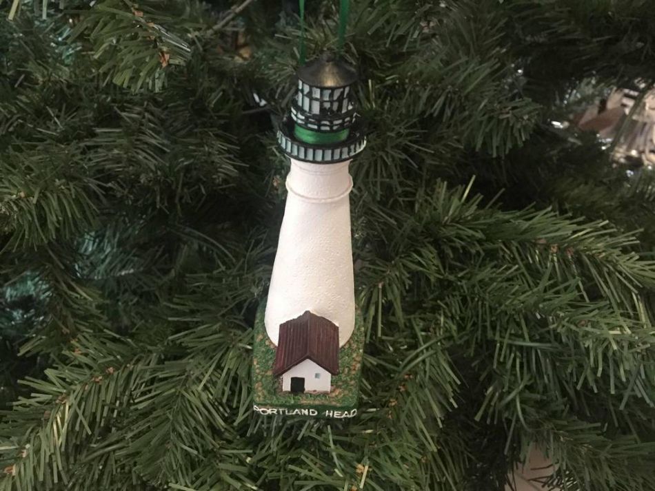 Portland Head Lighthouse Christmas Tree Decoration 7""