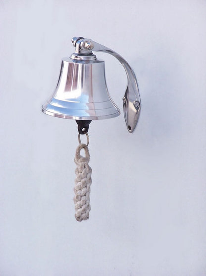 Chrome Hanging Harbor Bell 4""