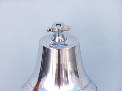 Chrome Hanging Harbor Bell 7""
