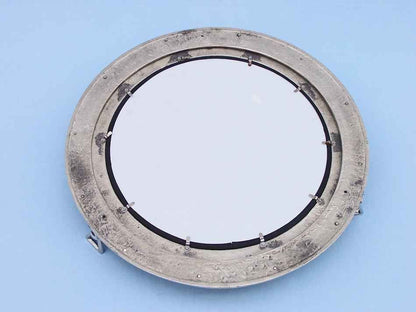 Chrome Decorative Ship Porthole Mirror 24""