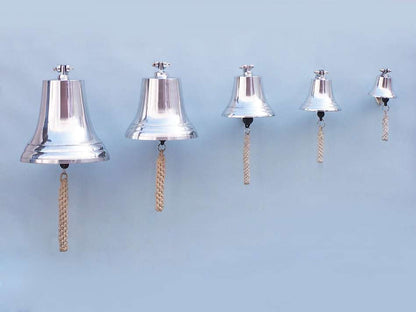 Chrome Hanging Harbor Bell 5.5""
