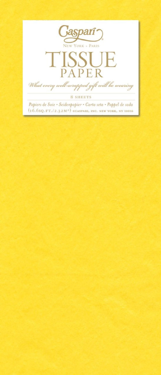 Tissue Paper, Yellow, 8-Sheets
