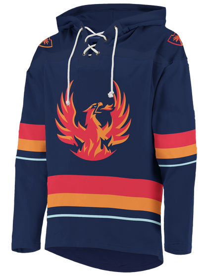 Coachella Valley Firebirds AHL Hockey Embroidered Lace Hoodie