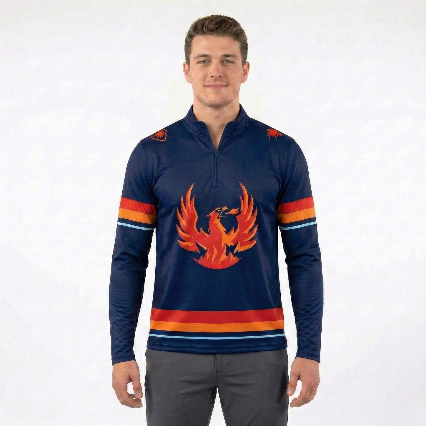 Coachella Valley Firebirds AHL Licensed Replica Jersey Performance 1/4 Zip