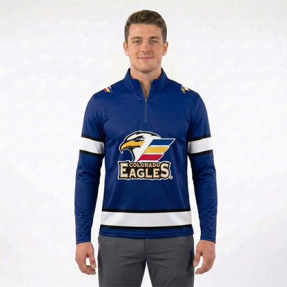 Colorado Eagles AHL Licensed Replica Jersey Performance 1/4 Zip