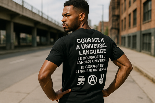 Courage is a Universal Language – T-Shirt